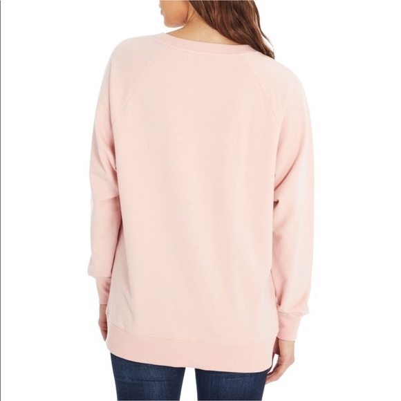 WILDFOX Coffee & Sunshine oversized beachy statement sweatshirt jumper size S - Picture 4 of 8